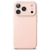 Ringke Silikon Magnetische MagSafe Hülle für Apple iPhone 18 Pro, Pink Sand
