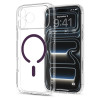 Spigen Ultra Hybrid MagSafe Hülle für Apple iPhone 17 Pro Max / 18 Pro Max, Clear/burgundy