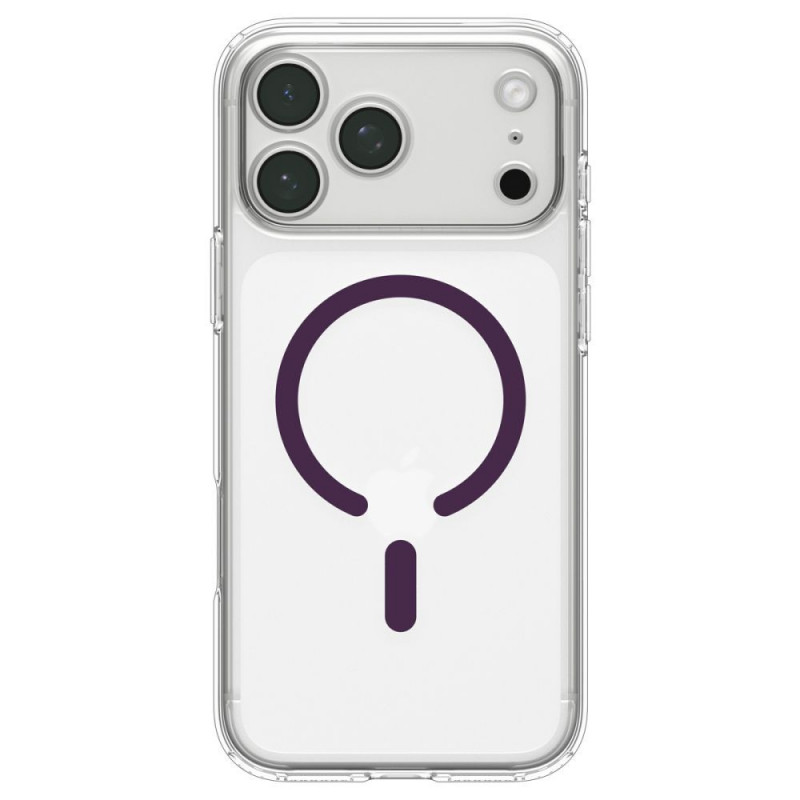 Spigen Ultra Hybrid MagSafe Hülle für Apple iPhone 17 Pro Max / 18 Pro Max, Clear/burgundy