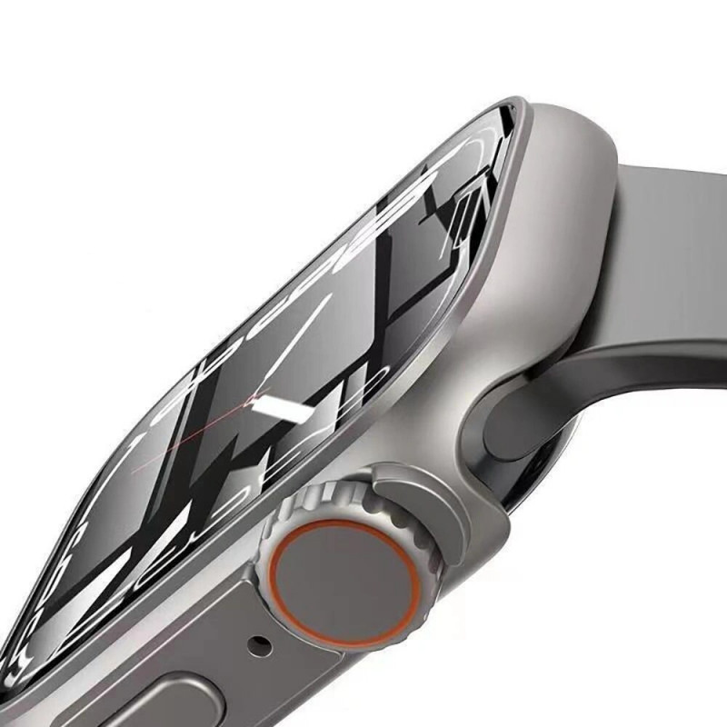 Tech-Protect Defense360 Hülle für Apple Watch 10 / 11 46 mm, Schwarz/Orange