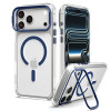 Spigen Ultra Hybrid Optik S MagSafe Hülle für Apple iPhone 17 Pro / 18 Pro, Clear/Deep Blue