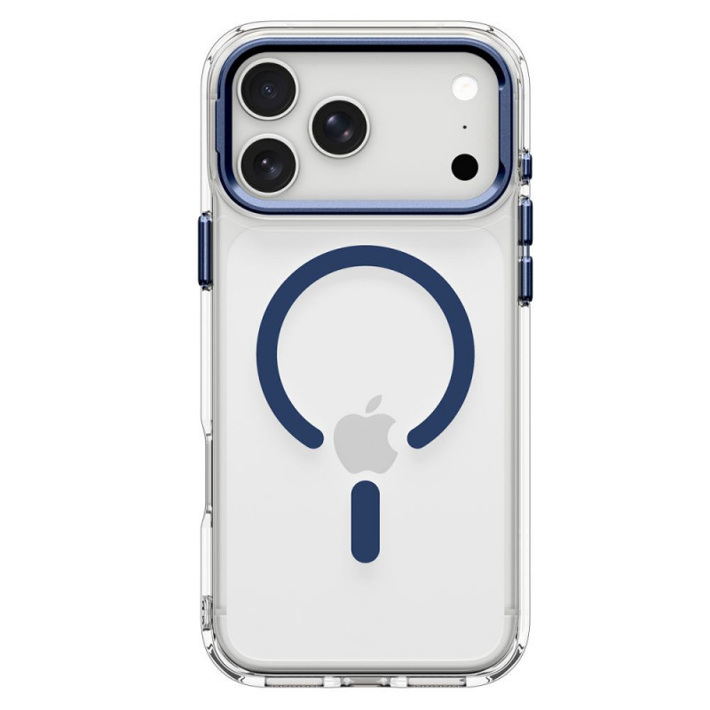 Spigen Ultra Hybrid Optik S MagSafe Hülle für Apple iPhone 17 Pro / 18 Pro, Clear/Deep Blue