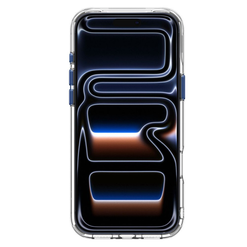 Spigen Ultra Hybrid Optik S MagSafe Hülle für Apple iPhone 17 Pro / 18 Pro, Clear/Deep Blue
