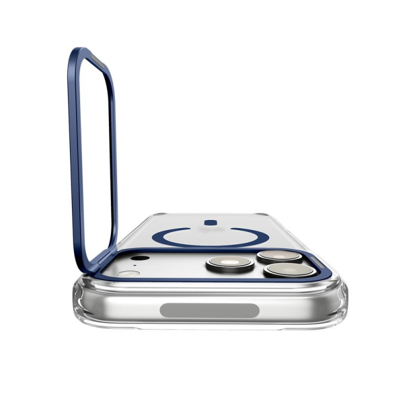 Spigen Ultra Hybrid Optik S MagSafe Hülle für Apple iPhone 17 Pro / 18 Pro, Clear/Deep Blue