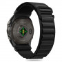 Tech-Protect Nylon Pro Armband für Garmin Fenix 5 / 6 / 6 Pro / 7 / 8 (47 mm) / E, Schwarz
