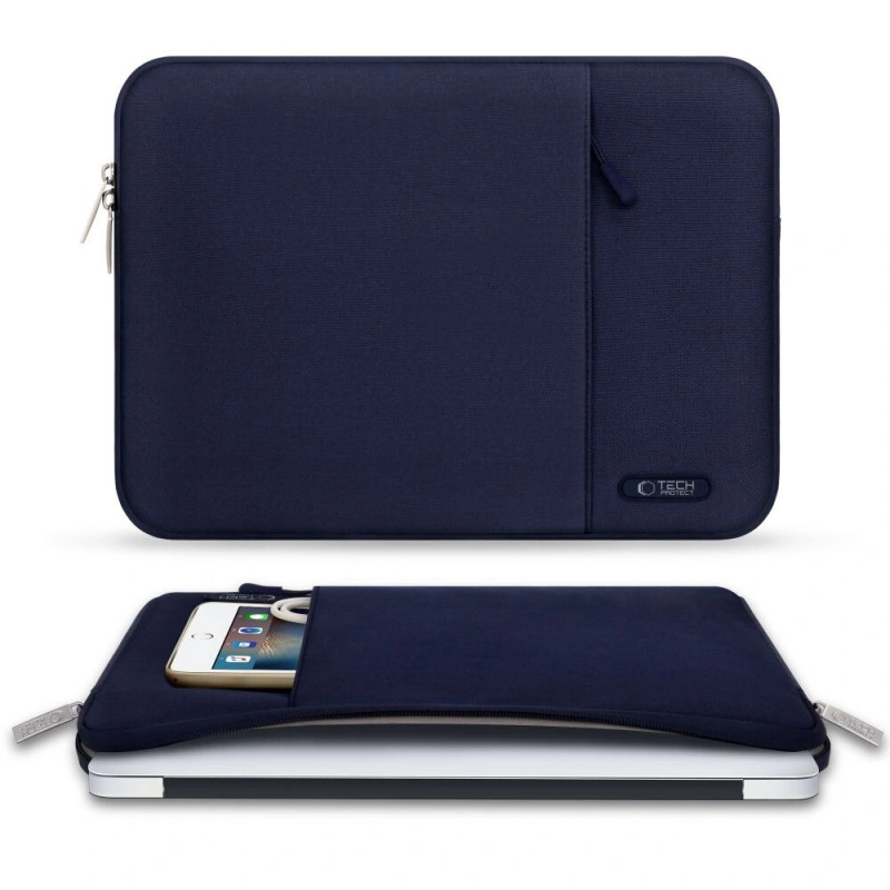 Tech-Protect Sleevy Laptop-Hülle 13-14" Navy Blue