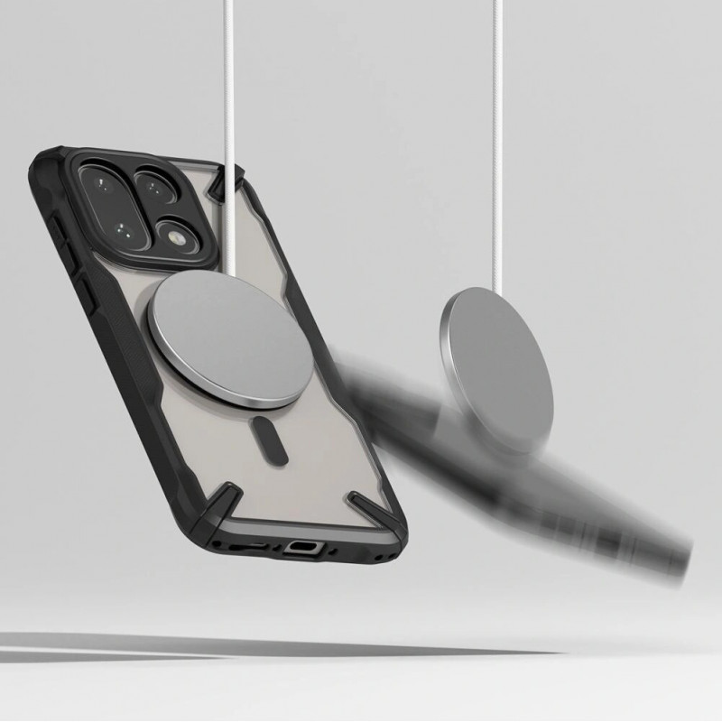 Ringke Fusion-X Magnetic MagSafe Hülle für OnePlus 15, Schwarz