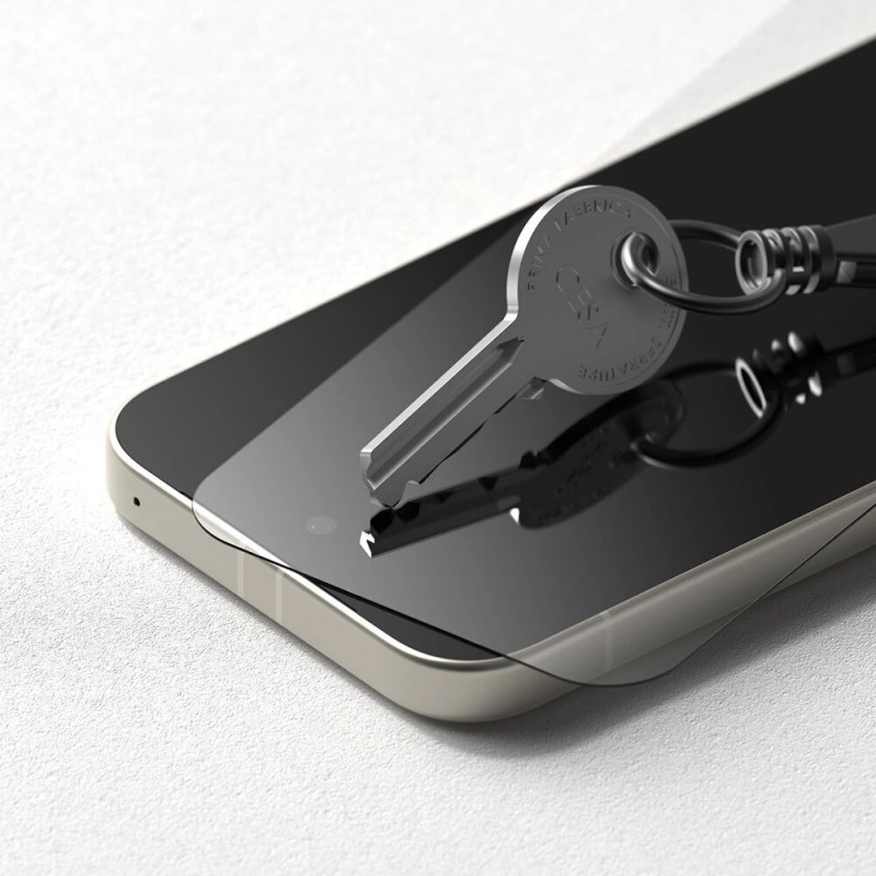 Ringke Easy Slide gehärtetes Glas für Google Pixel 9a (2 Stk.), transparent