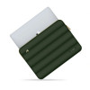 Tech-Protect Puffy Laptoptasche 15-16" mit Zubehörtasche, Army Green