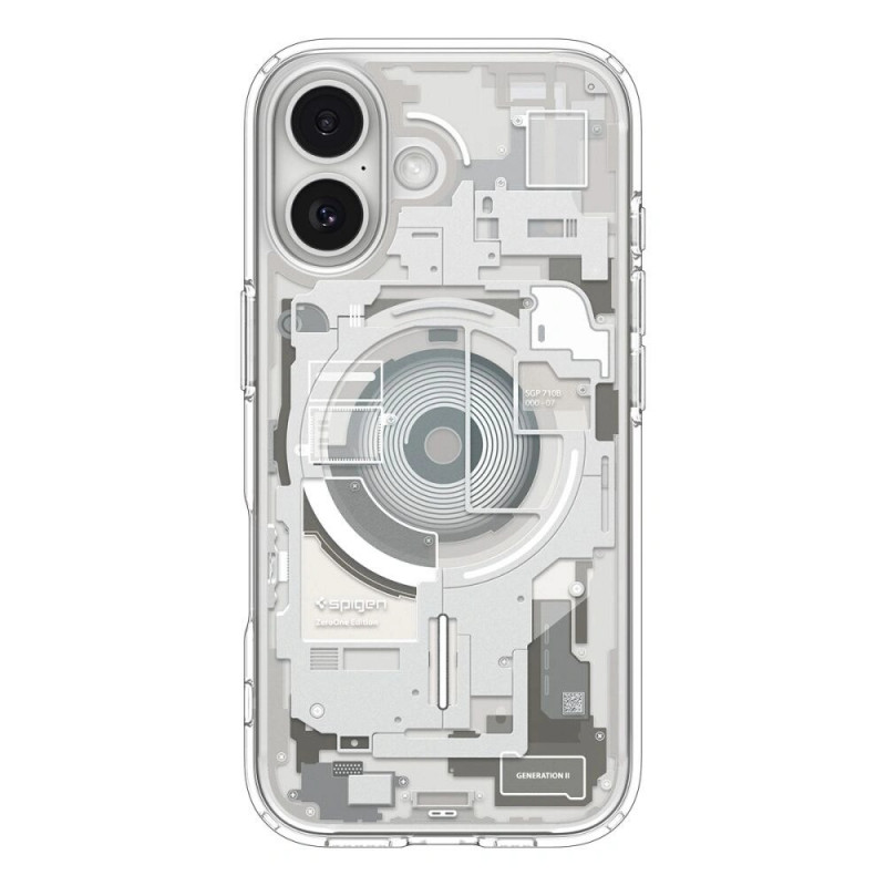 Spigen Ultra Hybrid Mag MagSafe Hülle für Apple iPhone 17 Zero One, Natural Titanium