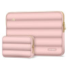 Tech-Protect Puffy Laptoptasche 13-14" mit Zubehörtasche, Dusty Rose