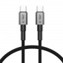 Tech-Protect Ultraboost DNA USB-C / USB-C Kabel PD60W/3A 25 cm, Iron Grey