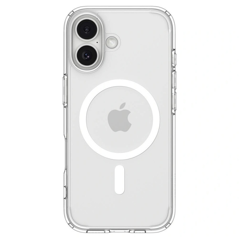 Spigen Ultra Hybrid Mag MagSafe ACS10380 Hülle für Apple iPhone 17, Clear/White