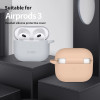 Tech-Protect Silikon-Hook-Hülle für Apple AirPods 3 mit Karabiner, Dusty Pink