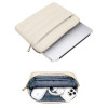 Tech-Protect Puffy Laptoptasche 13-14" mit Zubehörtasche, Sand