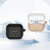 Tech-Protect Silikon-Hook-Hülle für Samsung Galaxy Buds 3 / 3 Pro, Cafe Latte
