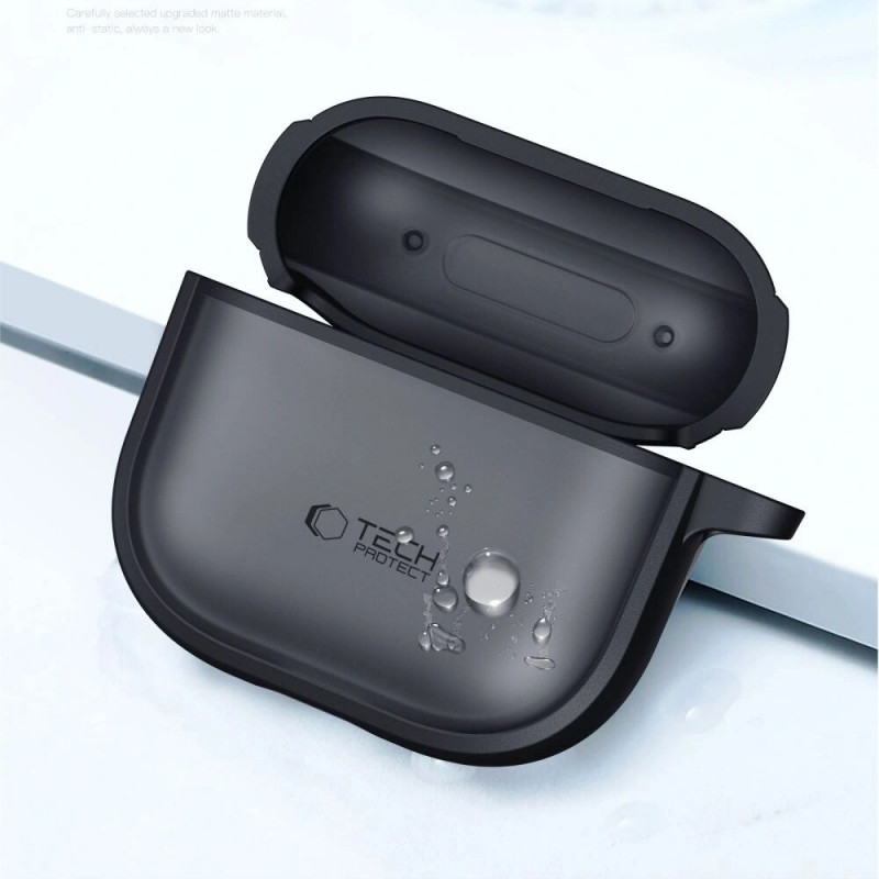 Tech-Protect Magmat Hülle für Apple AirPods 4, Mattschwarz