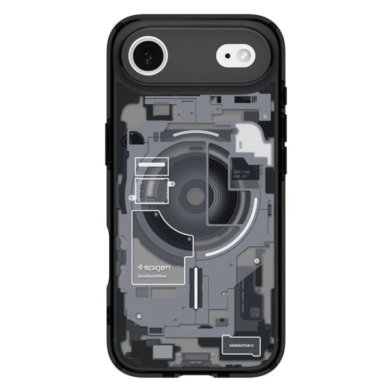 Spigen Ultra Hybrid Mag MagSafe ACS10320 Hülle für Apple iPhone Air, Zero One Black