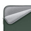 Tech-Protect NeoSlim Laptop-Tasche 15-16" mit Zubehörtasche, Midnight Green