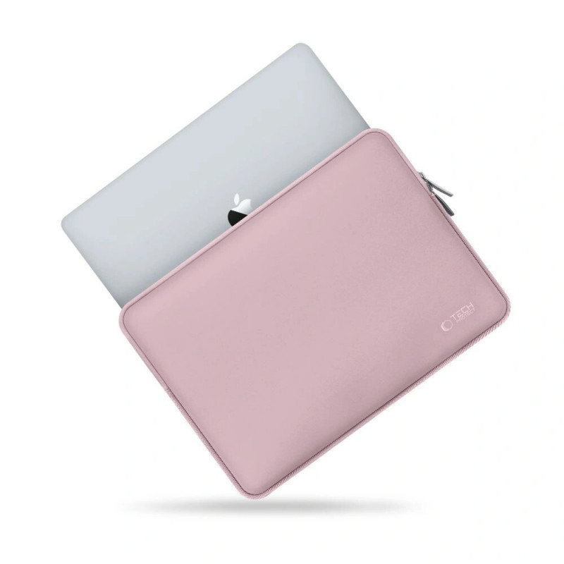 Tech-Protect NeoSlim Laptoptasche 15-16" mit Zubehörtasche, Dusty Rose