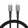 Tech-Protect Ultraboost DNA USB-C / USB-C Kabel PD100W/5A 100 cm, Iron Grey