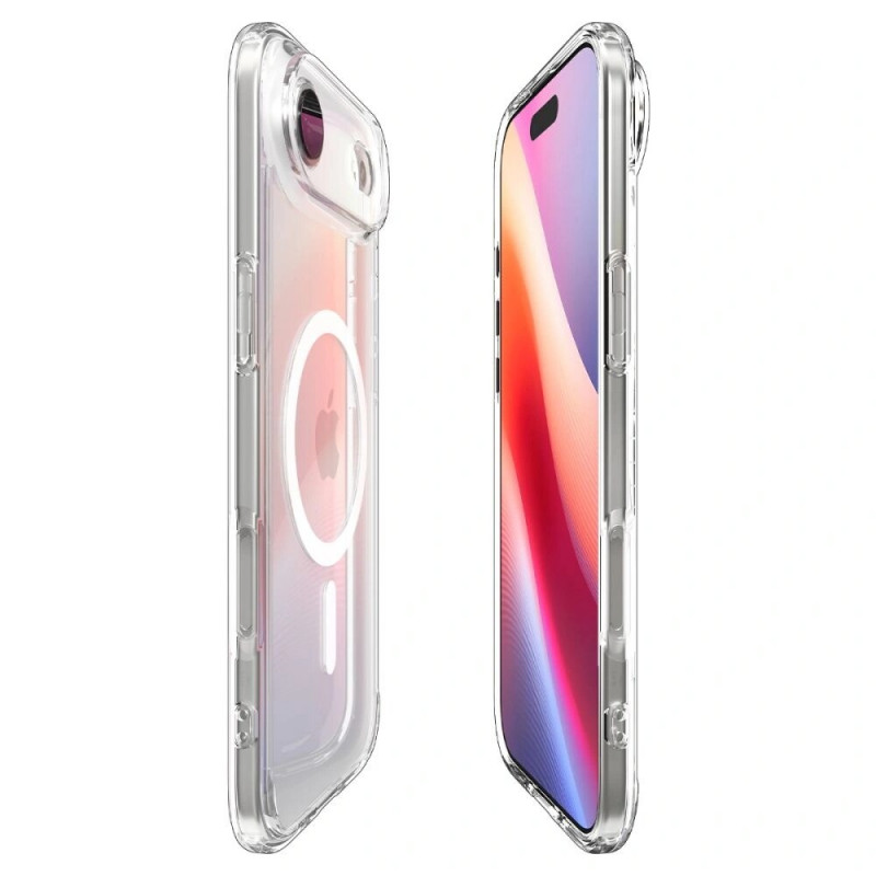 Spigen Ultra Hybrid Mag MagSafe ACS10313 Hülle für Apple iPhone Air, Clear/White