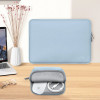 Tech-Protect NeoSlim Laptop 13-14" Hülle mit Zubehörtasche, Winter Blue