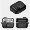 Tech-Protect Slim Hook Hülle mit Karabiner für Apple AirPods Pro 1 / 2, Schwarz
