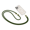 Tech-Protect C7S Rope Crossbody Handyband, Hunter Green/gold