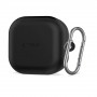Tech-Protect Silikon-Hook-Hülle für Samsung Galaxy Buds 4 / 4 Pro, Schwarz