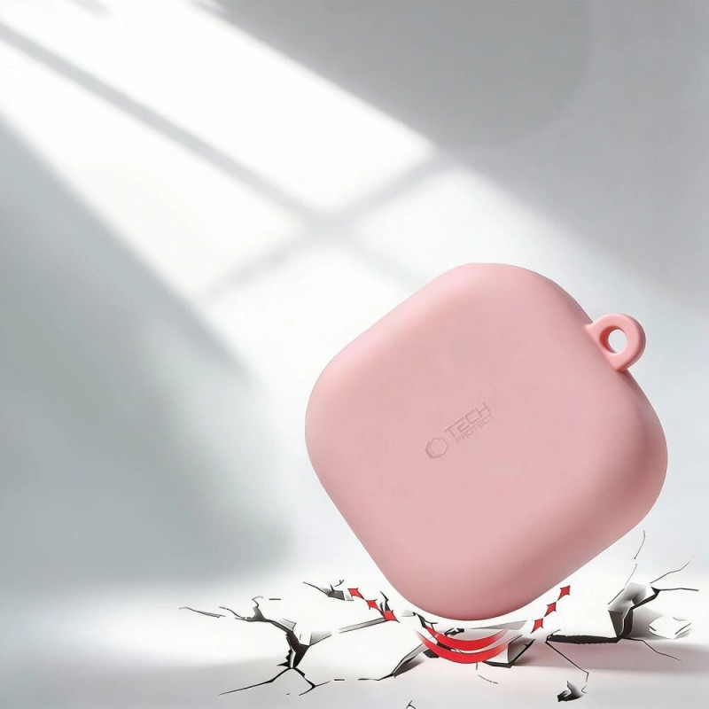 Tech-Protect Silikon-Haken-Hülle für Samsung Galaxy Buds 4 / 4 Pro, Lavender
