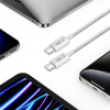 Tech-Protect Ultraboost Lite USB-C / USB-C Kabel PD60W/3A 100 cm, Cool Grey