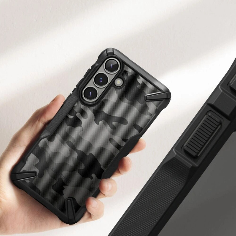 Ringke Fusion-X Hülle für Samsung Galaxy S25+, camo black