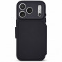 Decoded Textured Silicone Detachable Wallet Hülle für Apple iPhone 18 Pro Max / iPhone 17 Pro Max, phantom black