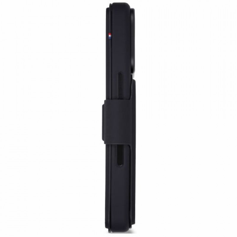 Decoded Textured Silicone Detachable Wallet Hülle für Apple iPhone 18 Pro Max / iPhone 17 Pro Max, phantom black