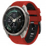 Tech-Protect Iconband Pro THP6043 Armband für Garmin Fenix 5X / 5X Plus / 6X / 6X Pro / 7X / 8 / 8 Pro / 9 / 9 Pro (51 mm), rot / schwarz