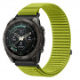 Tech-Protect NylonLoop THP6106 Armband für Garmin Fenix 5X / 5X Plus / 6X / 6X Pro / 7X / 8 / 8 Pro / 9 / 9 Pro (51 mm), electric lime