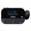 Lenco CR-615BK Radiowecker mit Projektion, DAB+/FM, schwarz