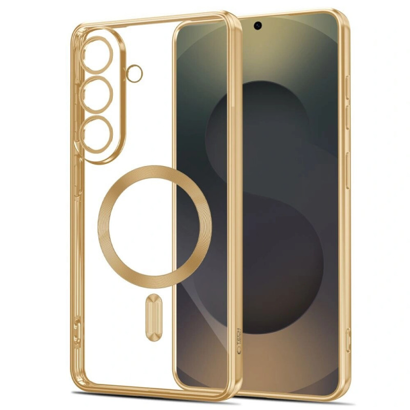 Tech-Protect MagFlex MagSafe Hülle für Samsung Galaxy S26+, Shiny Gold