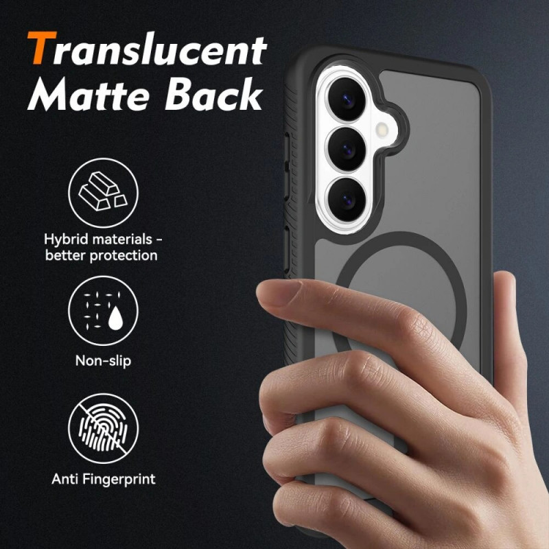 Tech-Protect Defense MagSafe Hülle für Samsung Galaxy S26, Mattschwarz