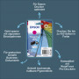Epson 406 Original-Tintenpatrone, Magenta, 6 ml (C13T17G34010)