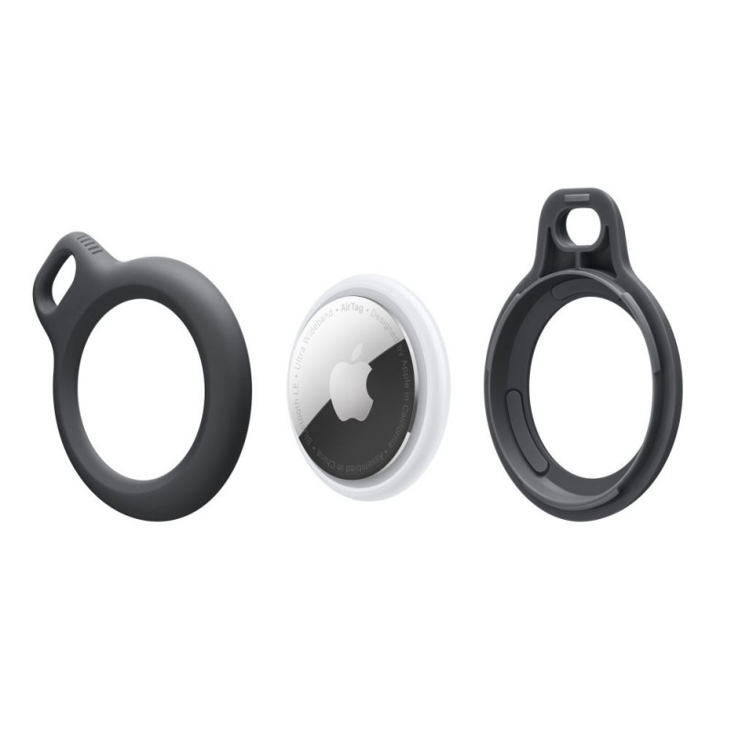 Tech-Protect Rough Hülle für Apple AirTag (THP1403), Schwarz