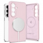 Tech-Protect Silikon MagSafe Hülle für Samsung Galaxy S26+, Pink Pearl