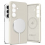 Tech-Protect Silikon MagSafe Hülle für Samsung Galaxy S26+, Cosmic Latte