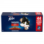 Purina Felix Agail Katzenfutter, Rind, 44 x 85 g