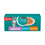 Purina ONE Sensitive Katzenfutter, Huhn & Karotte, 60 x 85 g