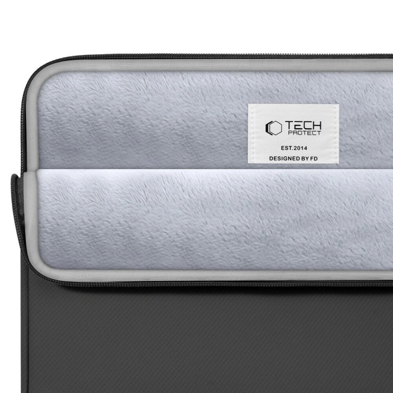 Tech-Protect Sleeve Laptophülle 15-16", Schwarz
