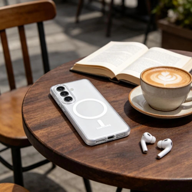Tech-Protect MagSlim MagSafe Hülle für Samsung Galaxy S26, Matte Ice