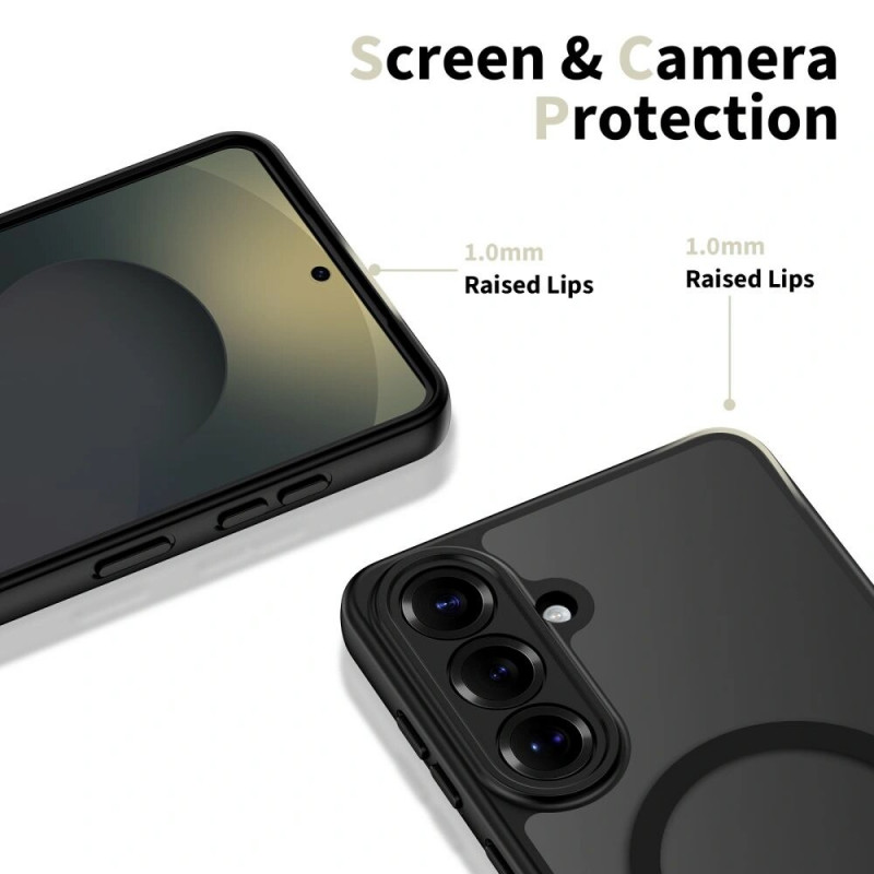 Tech-Protect BasicMag MagSafe Hülle für Samsung Galaxy S26, Mattschwarz