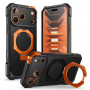 Supcase UB Grip Mag MagSafe Aramid Hülle für Apple iPhone 17 Pro Max / 18 Pro Max, Black/Orange